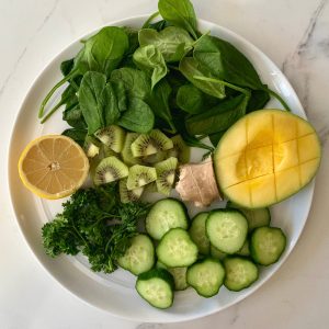 Ingredients for Green Smoothie
