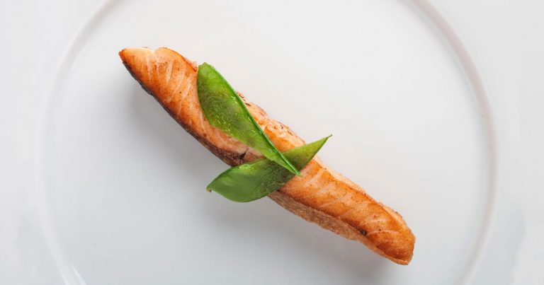Salmon On A Plate